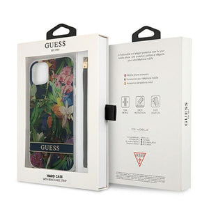 Guess GUHCP13SHFLSB iPhone 13 mini 5.4" blue/blue hardcase Flower Strap