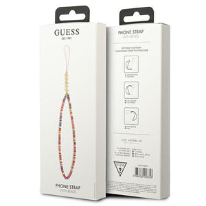 Guess pendant GUSTGMPP Phone Strap multicolor pink/multicolor pink Heishi Beads