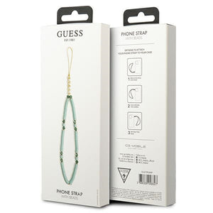Guess pendant GUSTPEARP Phone Strap blue/blue Heishi Beads