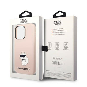 Karl Lagerfeld KLHCP14LSNCHBCP iPhone 14 Pro 6.1" hardcase pink/pink Silicone Choupette