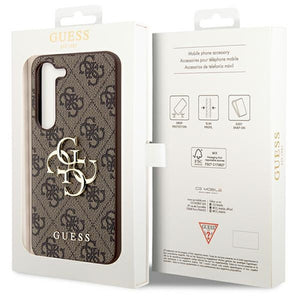 Guess GUHCS23S4GMGBR S23 S911 brown/brown hardcase 4G Big Metal Logo