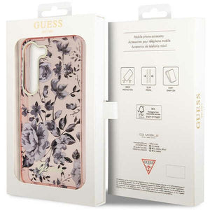 Guess GUHCS23MHCFWSP S23+ S916 pink/pink hardcase Flower Collection