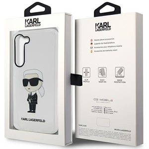 Karl Lagerfeld KLHCS23MHNIKTCT S23+ S916 transparent hardcase Ikonik Karl Lagerfeld