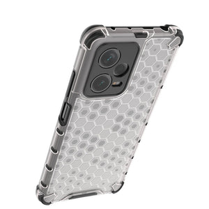 Honeycomb case for Xiaomi Redmi Note 12 Pro+ armored hybrid cover black