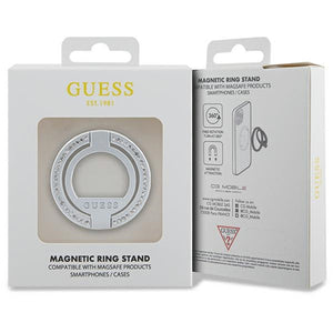 Guess MagSafe Ring Rhinestone holder - silver