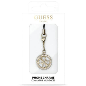 Guess case GUCPM4DRD Phone Strap 4G Rhinestone Charm