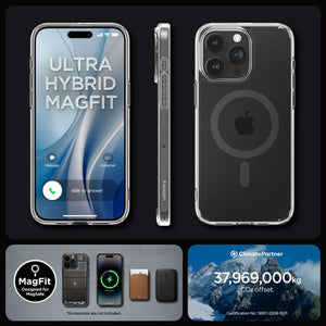 Spigen Ultra Hybrid Mag case with MagSafe for iPhone 15 Pro Max - graphite