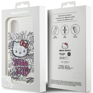 Hello Kitty IML Kitty On Bricks Graffiti case for iPhone 11 / Xr - white