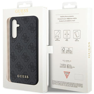 Guess GUHCS23FEG4GFGR S23 FE S711 gray/gray hardcase 4G Metal Gold Logo