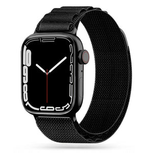 Tech-Protect Nylon Pro Strap for Apple Watch 4 / 5 / 6 / 7 / 8 / 9 / SE / Ultra 1 / 2 (42/44/45/49 mm) - Black