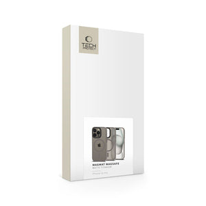 Tech-Protect MagMat MagSafe case for iPhone 15 Pro - titanium matte
