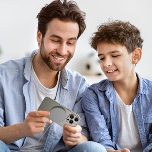 Tech-Protect QI15W-A30 MagSafe Inductive Charger with USB-C Cable - Silver