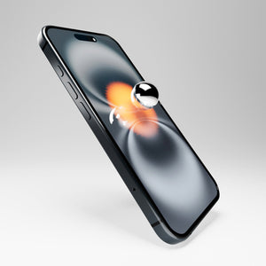 Puro Flexible Glass D3O Hybrid Glass with Black Frame for iPhone 16 Plus / iPhone 15 Pro Max / iPhone 15 Plus