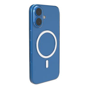 Puro 03 Mag MagSafe Silicone Case for iPhone 16 Plus - Transparent