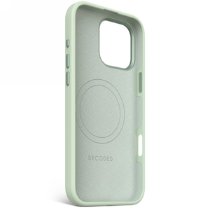 Decoded AntiMicrobial Silicone Stacks Backcover Case with MagSafe for iPhone 16 Pro Max - Green