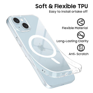 Tech-Protect FlexAir MagSafe iPhone 15 Case - Clear