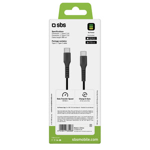 SBS TECABLETCC3M USB-C - USB-C 3m Cable - Black