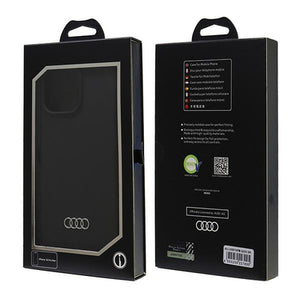 Audi Silicone Case iPhone 16 Pro Max 6.9" black/black hardcase AU-LSRIP16PM-Q3/D1-BK