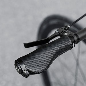 Rockbros Bike Grips Twisted Ergonomic Anti-Slip Grips - Black