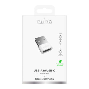Puro USB-C - USB-A Adapter - White