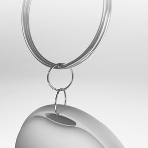 SBS Track My Circle locator compatible with Apple Find My set of 2 - white