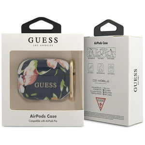Guess GUACAPTPUBKFL03 AirPods Pro cover blue/blue N.3 Flower Collection