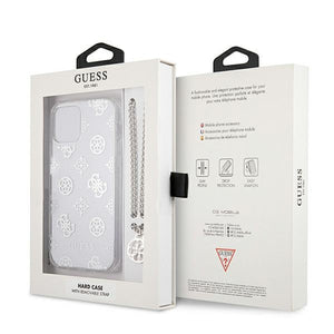 Guess GUHCP12LKSPESI iPhone 12 Pro Max 6.7" silver/silver hardcase Peony Chain Collection
