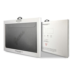 Guess Saffiano Script cover for a 13" laptop - black