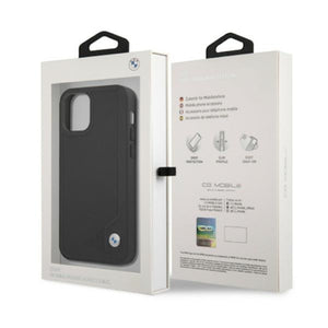 BMW Leather Deboss Case for iPhone 12 Pro Max - Black