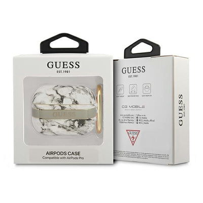 Guess GUAPHCHMAG AirPods Pro cover grey/grey Marble Strap Collection
