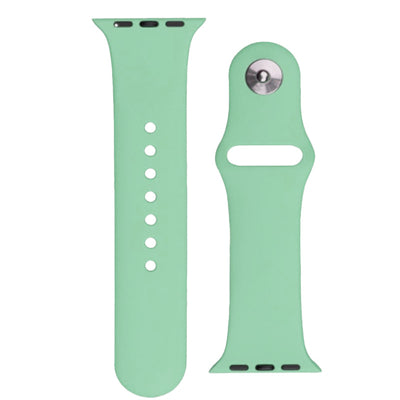 Silicone Strap APS for Apple Watch 42/44/45mm Strap Watch Bracelet - Light Green