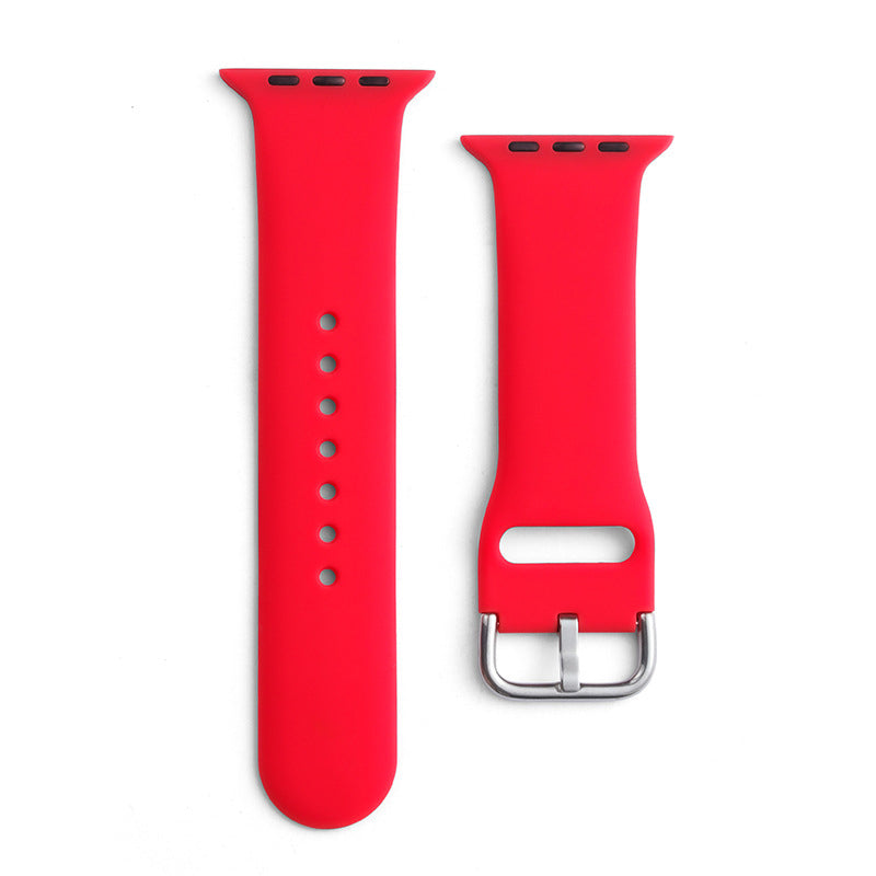 Silicone Strap APS for Apple Watch 38/40/41mm Strap Watchband - Red