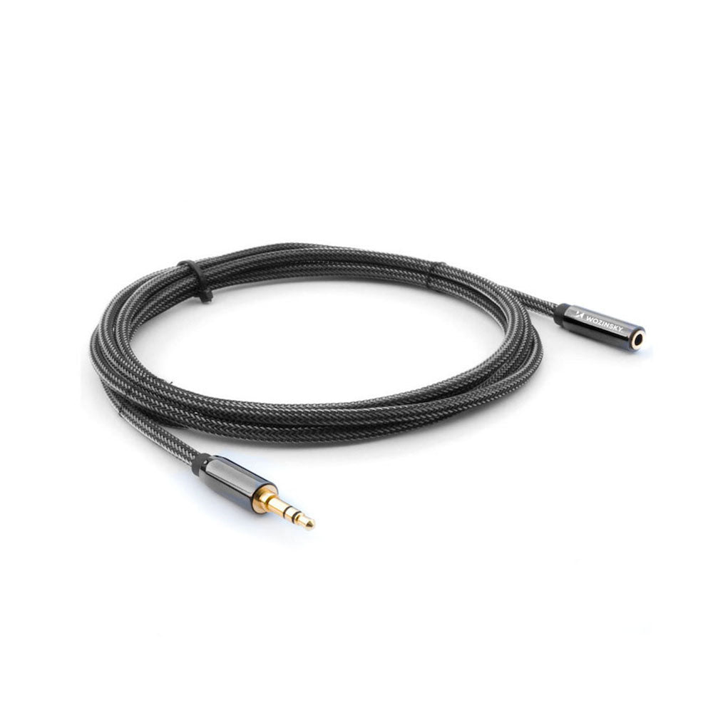 Wozinsky mini jack extension cable (female-male) AUX extension cable 3 m black