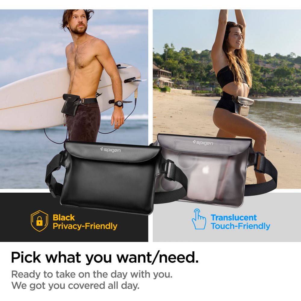 Spigen Aqua Shield A620 Waterproof Hip Bag IPX8 - Black