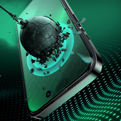 Joyroom Knight Green Glass for iPhone 14 Pro with Full Screen Anti Blue Light Filter (JR-G02)