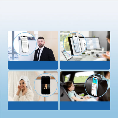 Joyroom Defender Series Case Cover for iPhone 14 Plus Armored Hook Cover Stand Clear (JR-14H3)