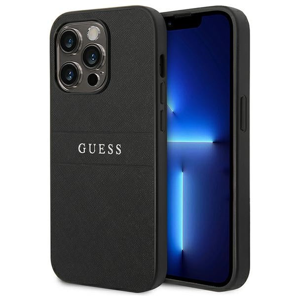 Guess Saffiano Strap Case for iPhone 14 Pro