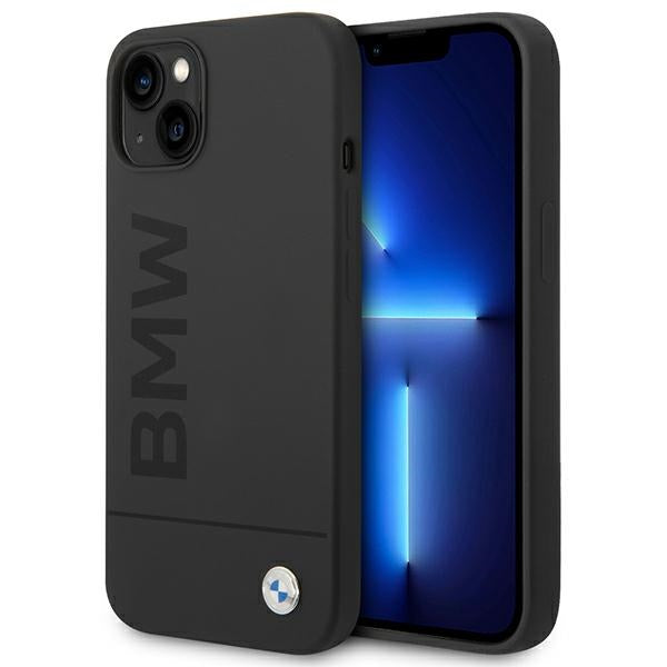 Case BMW BMHMP14MSLBLBK iPhone 14 Plus 6.7 "black / black hardcase Silicone Signature Logo Magsafe