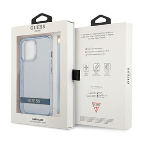 Guess GUHCP13LHTSGSB iPhone 13 Pro / 13 6,1 "blue / blue hardcase Translucent Stap