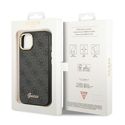 Guess GUHCP14MHG4SHK iPhone 14 Plus 6.7 "black / black hard case 4G Vintage Gold Logo