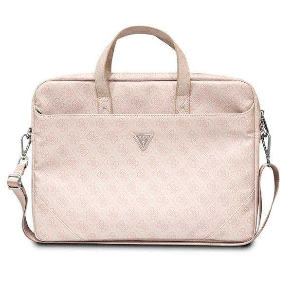 Guess Saffiano 4G Triangle Logo bag for a 16'' laptop