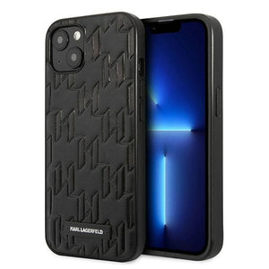 Karl Lagerfeld KLHCP13SMNMP1K iPhone 13 mini 5,4 "hardcase black / black Monogram Plaque