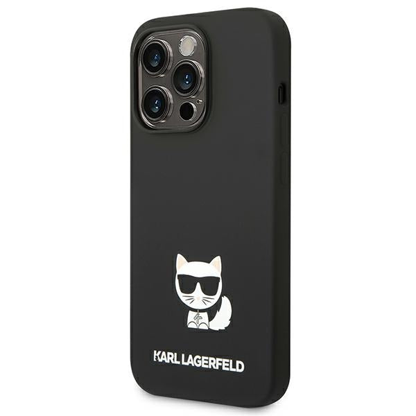 Karl Lagerfeld KLHCP14XSLCTBK iPhone 14 Pro Max 6.7 "hardcase black / black Silicone Choupette Body