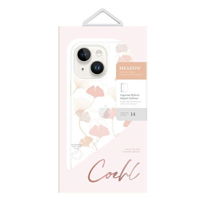 Uniq Coehl Meadow case for iPhone 14 Plus - pink