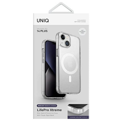 Uniq LifePro Xtreme Magclick Charging case for iPhone 14 Plus - transparent