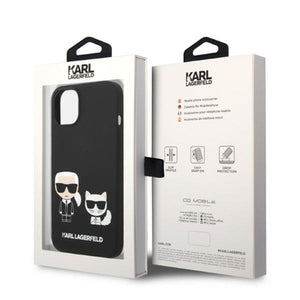 Karl Lagerfeld KLHMP14MSSKCK iPhone 14 Plus 6.7 "hardcase black / black Liquid Silicone Karl &amp; Choupette Magsafe