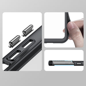 Outer Space Case for Samsung Galaxy S23 cover with a flexible frame blue