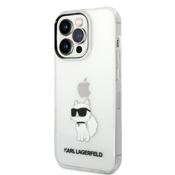 Karl Lagerfeld KLHCP14XHNCHTCT iPhone 14 Pro Max 6.7" transparent hardcase Ikonik Choupette