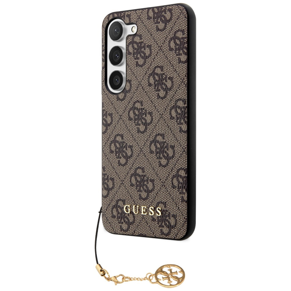 Guess GUHCS23SGF4GBR S23 S911 brown/brown hardcase 4G Charms Collection