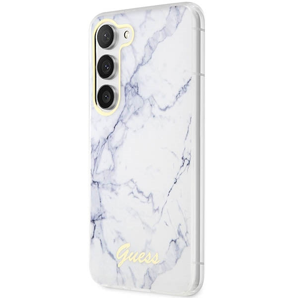 Guess GUHCS23MPCUMAH S23+ S916 white/white hardcase Marble